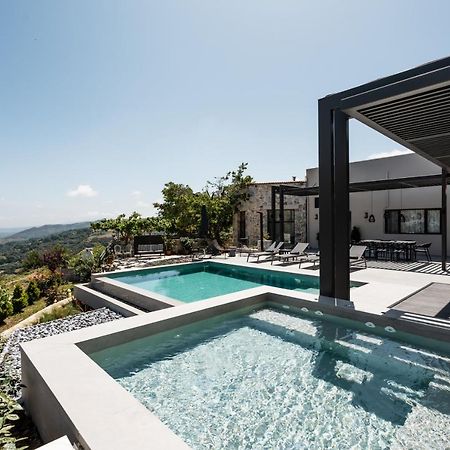 Eumelia Iconic Villa, With Heated Pool & Whirlpool, By Thinkvilla Asi Gonia エクステリア 写真